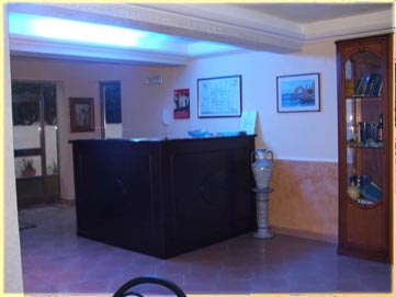 Reception del Bed and breakfast ad avola sul mare