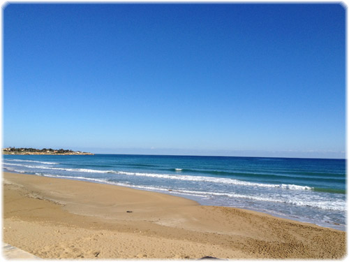 Spiaggia di Avola, vicino Siracusa