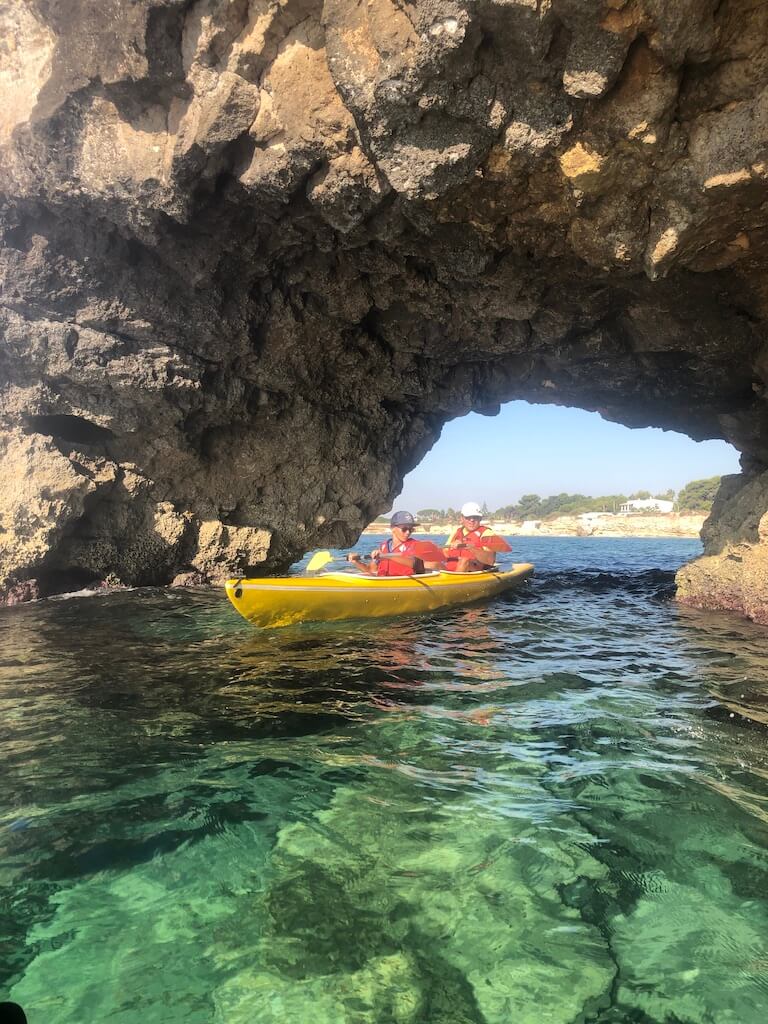 kayak in sicilia alla terrazza sul mare con l'associazione kayak club avola